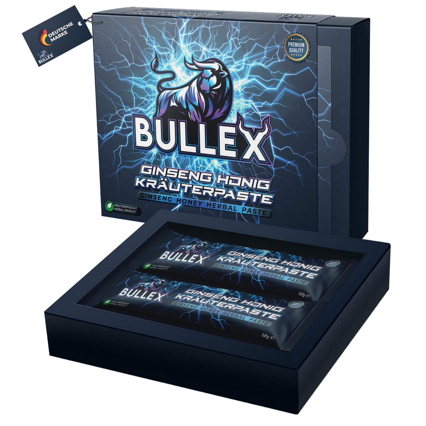 BULLEX Ginseng Honig Kräuterpaste 2 Beutel x 12g